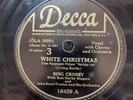 78RPM White Christmas Let's Start The New Year Right Bing Crosby Decca 18429