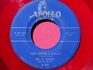 THE 5 ROYALES - You Know I Know / Courage to Love -clean Red Vinyl 45 Apollo 441