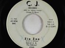 R&B Soul 45 - Detroit Jr. & The Delrays - Zig Zag - C.J.