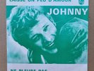 Rare 45T JUKEBOX Johnny Hallyday - L'aisse Un Peu D'amour. 1965 ENCART Original