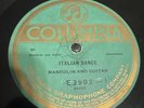 Columbia 78 RPM Mandolin & Guitar - Italian Dance E3502 V++ Ethnic