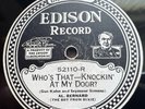 Edison Diamond Disc  52000 serie:   Jack Kaufman ; Al Bernard