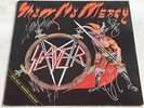 SLAYER Show No Mercy FULLY SIGNED ORIGINAL VINYL LP AUTOGRAPHED Hanneman, Araya