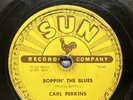 R&B-78 RPM-Carl Perkins-Sun 243-Boppin The Blues/All Mama's Children-V-/V