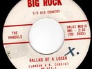 GARAGE & SURF 45 - THE VANDALS - BALLAD OF A LOSER/MY GIRL (BIG ROCK) 45 - HEAR