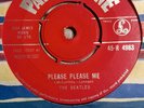 THE BEATLES PLEASE PLEASE ME UK RED LABEL PARLOPHONE ORIGINAL 45 RECORD