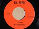 Frankie Lyman - I'm Sorry - BIG APPLE 100 VG+ SOUL RARE