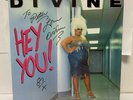 Divine Hey You  12” Single Promo SIGNED VG+ INRT 6