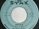 60s Northern Soul 45  Wendy  rene BAR-B-Q - YOUNG AND FOOLISH 1964 Stax VG-
