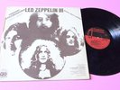 LED ZEPPELIN LP III ORIG ITALY 1970 WITH TEMPORARY ENVELOPE  PRE RELEASE  TOP RA