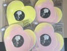 x 4 Taylor Swift Lover (Live From Paris) Heart Shaped Vinyls Bundle In Hand