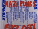 Punk 45 DEAD KENNEDYS Nazi Punks Fuck Off ALTERNATIVE TENTACLES VG+ patch HEAR d
