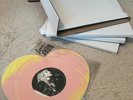 x 4 Taylor Swift Lover (Live From Paris) Heart Shaped Vinyls Bundle In Hand