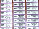 FREE SHIP  COMPLETE SET 30 JUKEBOX TITLE STRIPS for BEATLES COLORED VINYL 45s