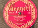 Gennett 3076 King Oliver Creole Jazz Band SUGARFOOT  STOMP   78 rpm V+ 1923