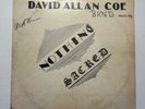 David Allan Coe Band Nothing Sacred LP Original DAC Issue Vinyl HTF Rare VG/VG