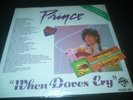 PRINCE When Doves Cry 45 jukebox Italy special dj radiosleeve
