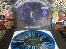 METALLICA Ride The Lightning VG++ BLUE SPLATTER VINYL W/HYPE STICKER
