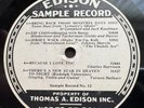 RARE: Edison Diamond Disc Sample Record Nr 12, 12 inch record