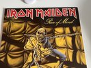 LP VINYL IRON MAIDEN ALBUM PIECE OF MIND 1983 UK 1ST PRESS EMA 800 EX/EX+