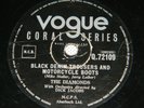 Diamonds - Black Denim trousers and motorcycle boots (1955 UK Vogue Coral 78rpm)