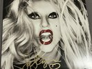 Lady Gaga Signed born this way Vinyl LP Autograph Rare Signature