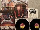 METALLICA Master Of Puppets 2 x 45 rpm LP 1987 UK MFN 60 DM w Poster VG++ Vinyl