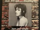 Joan Jett And The Blackhearts Pure And Simple NM Vinyl Hype Sticker Runaways