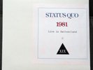 STATUS QUO - Live In Switzerland 1981 - Colored Vinyl - lim. # 89 / 100 - SEALED