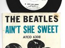 BRITISH INVASION 45  - w/ PIC SLEEVE - BEATLES - AINT SHE SWEET- HEAR 1964 ATCO
