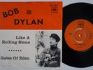 BOB DYLAN Like A Rolling Stone RARE Sweden Norway 45 swedish norwegian HEAR