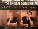 LIN MANUEL MIRANDA JASON ROBERT BROWN + SIGNED STEPHEN SONDHEIM LIVE LP  New