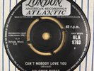 SOLOMON BURKE - CAN'T NOBODY LOVE YOU / STUPIDITY - UK LONDON 45 - GREAT COPY