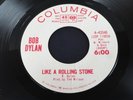 Bob Dylan PROMO 45 Like A Rolling Stone / Gates of Eden 4-43346 1965   HEAR