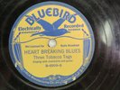Three Tobacco Tags - BLUEBIRD B-6999 - Heart Breaking Blues