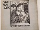 Dave Van Ronk - Songs for Aging Children Vinyl LP 1973