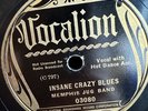 MEMPHIS JUG BAND VOCALION 03080 WILL SHADE CHARLIE BURSE 78 rpm BLUES E+ *HEAR*