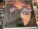 ICON -  RIGHT  BETWEEN THE EYES 12'' VINYL ALBUM Atlantic ‎– 782 010-1 EU PRESS