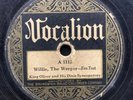 Willie The Weeper/Black Snake Blues by King Oliver (Vocalion 1112) 10
