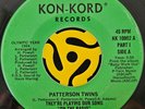 Modern Soul 45 - Patterson Twins - They're Playing Our Song - Kon-Kord Vg+ HEAR