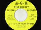 Northern Soul 45 - Johnny Nash - (I'm So) Glad You're My Baby - MGM VG+