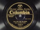 78 RPM - Bill and Belle Reed,  Columbia 15336 Old Lady and the Devil, E+ Country
