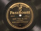 BLUES BLIND LEMON JEFFERSON Got The Blues PARAMOUNT 12354