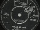 The Detroit Spinners* - For All We Know (7