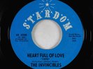 Sweet Soul 45 - Invincibles - Heart Full Of Love 1970 - Stardom VG++