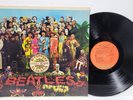 THE BEATLES Sgt. Pepper Lonely Hearts LP 1976 Re-issue Orange Label NM w/ Cutout