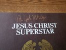 HAND SIGNED 1970s VG+ ANDREW LLOYD WEBBER Jesus Christ Superstar 7206 2LP33