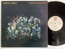 Chick Corea, Three quartets VINYL LP 1981 U.K 1st Michael Brecker, Steve Gadd (o