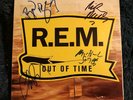 R.E.M Out Of Time Fully Signed Vinyl Album Smiths New Wave