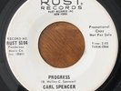 CARL SPENCER Progress / Cover Girl 45 Rust promo rare northern soul HEAR